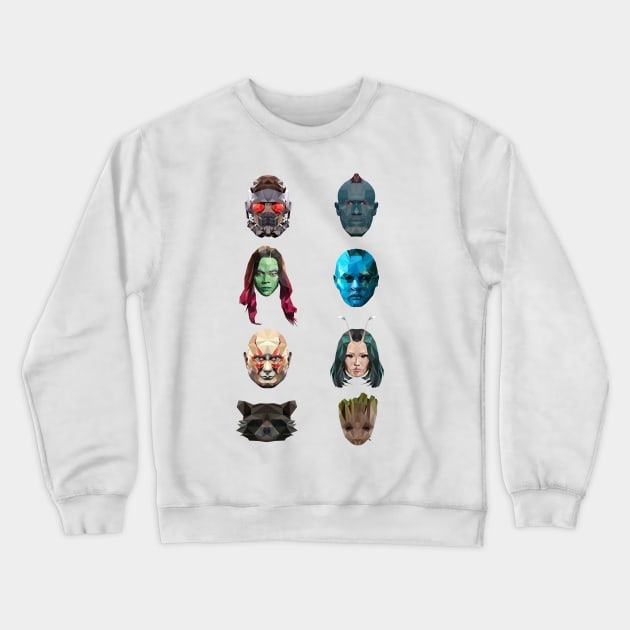 Guardians Of The Galaxy Poly Crewneck Sweatshirt by CriSan